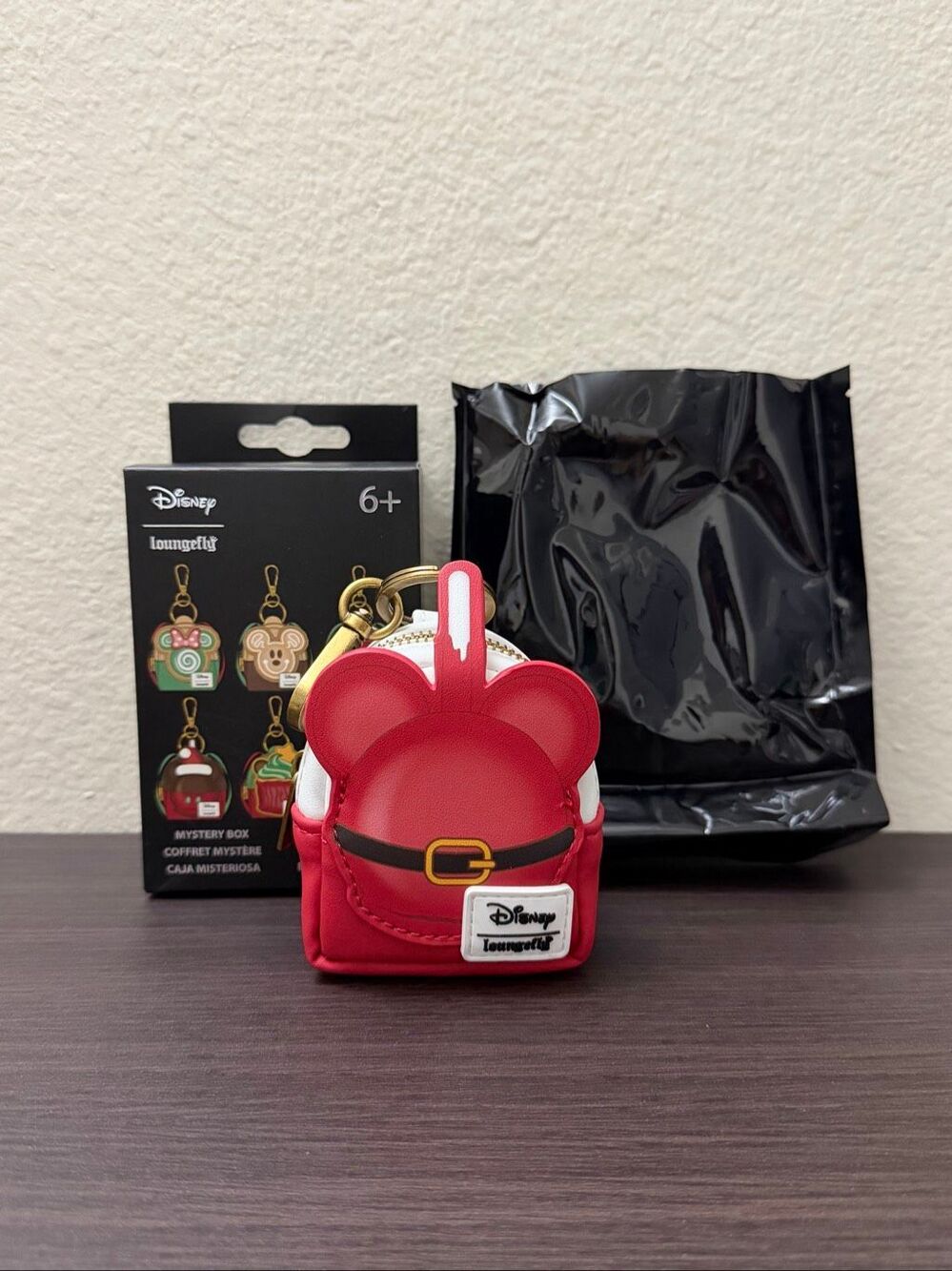 Loungefly Disney Mickey & Minnie Mouse Blind Box Bag Charm - Mickey Candy Apple